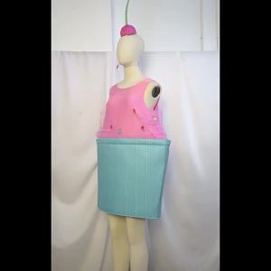 Kem xuất khẩu cos Trang phục hóa trang bánh kem có mũ ngộ nghĩnh cosplay Trang phục biểu diễn sân khấu phong cách anime
