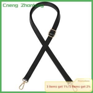 Cneng Fashion PU Leather Shoulder Strap Crossbody Bag Strap 130cm Long Double-layer Replacement Bag Belt DIY Buckle Bag Accessories