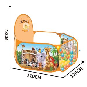 Baby Ocean Ball Playball Pool Pit Pop Up Kids Camping Swim Ocean Ball Pool Castle Game Indoor Bola Mainan