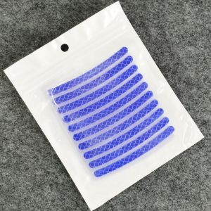 Sch 20 miếng dán vành bánh xe phản quang-Xe hơi xe máy & xe đạp cảnh báo an toàn ban đêm & sọc trang trí