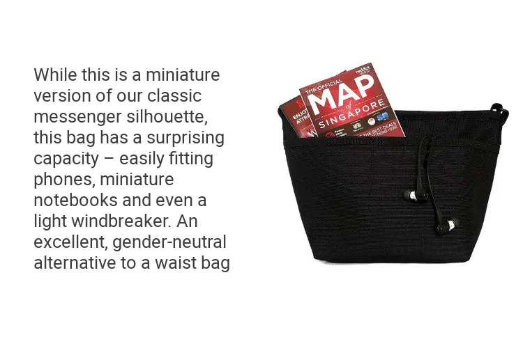 Manhattan Portage Nylon Messenger (XXS) with Back Pocket