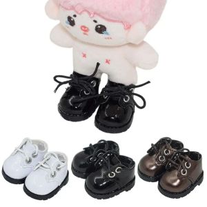 BEIBEI Da PU Bốt da PU Trọng lượng nhẹ Giày búp bê Giày búp bê cotton 10cm Đồ chơi Quà Tặng 1 đôi Giày mặc thường ngày tự làm Búp bê cơ thể