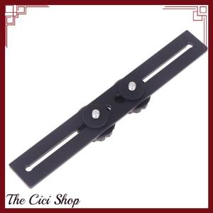 [The Cici Shop] Dual Camera Mount Tripod Bracket Camera Flash Brackets Extension Bar With 1 4 Screw For Camera DSLR LED Light Stand Microphone