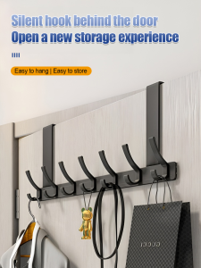 Lanrui Wallmounted Storage Clothes Hanger Rack