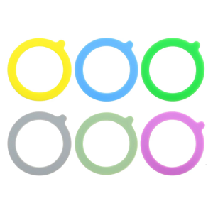 20 cái Silicone Jar miếng đệm đệm kín khí Nhẫn leakproof đóng hộp con dấu Vòng đệm cho kẹp kính Top lọ dễ dàng sử dụng