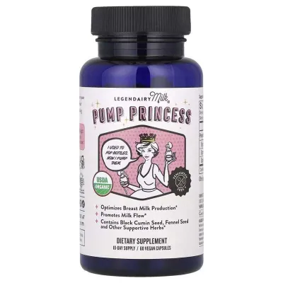 Legendairy Milk Pump Princess 60 Vegan Capsules 412