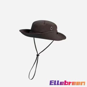 ELLE Cowboy Hat UV Protection Mountaineering Hat Outdoor Fisherman Hat Male and Female Rolled-Brim Hat