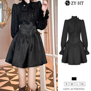 ZYHT EraVogue Womens Dresses Black Dresses A-line Dresses Vintage Dresses Formal Party Dresses Banquet Dresses Work Dresses Birthday Party Dresses 40631