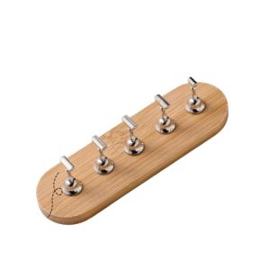 OMQAIO Nail Art Practice ic Nail Holder Wooden INS False Nail Tip Holder Practical Nail Showing Nail Display Stand Women