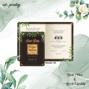 [isi 100 lembar] UNDANGAN PERNIKAHAN RIZKI 36-41| UNDANGAN MODERN| UNDANGAN MURAH| UNDANGAN KEREN