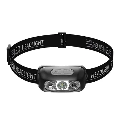 Senter Kepala Led Super Terang dengan Sensor Induksi / LED Headlamp Usb Rechargeable