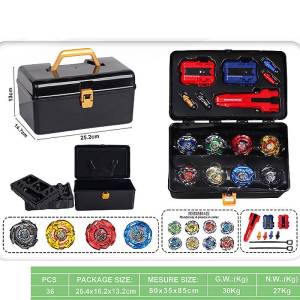 ชุดลูกข่าง Combo Set TOPGYRO X Battle Gyro Deluxe Edition 17 ชิ้น Combo Launcher กล่องเก็บของเล่นไจโร ชุดราคาไม่แพงนี้เป็นชุดที่ดีที่สุด Boy Gyro Attack Kit พร้อมเครื่องส่งสัญญาณสองทาง