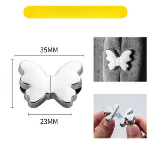 Magnetic Curtain Clips Strong Hold Light-Proof No-Trace Easy Install Metal Curtain Hook for Home/Office