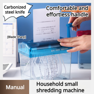 Office Small Mini Shredder Hand Shredder Household Manual Paper Document Shredder