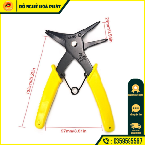 [ SALE ] Kìm Tháo Phanh Phe 2 Đầu Dụng Cụ Tháo Lắp Phe Trong Phe Ngoài Kìm Phanh