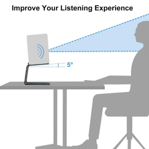 Metal Speaker Stand Studio Speakers Holder Optimizes Your Listening Space Shock-Absorbing Stand