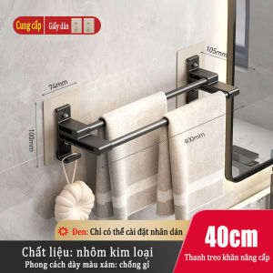 MEIDOO Phòng tắm khăn giá treo tường gắn dán thanh nhôm thanh bằng nhôm