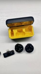 J6 Wireless Lavalier Lapel Microphone Live Streaming Interviews Portable NoiseReduction Audio Video Recording Live phone