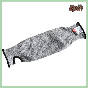 [Epih] 1Pc Level 5 HPPE Cut Resistant Anti-Puncture Work Protection Arm Sleeve Cover Cut-resistant Arm Sleeve for Men Women