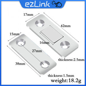 Cabinet Door Closer Stainless Anti-Rust Strong Cabinet Door Magnet For Cabinet