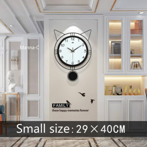 Creative Modern Decorative Swing Wall Clock Stylish Quartz Wall Clock Silent Large Fashion Clocks for Home Living Room Office Bedroom