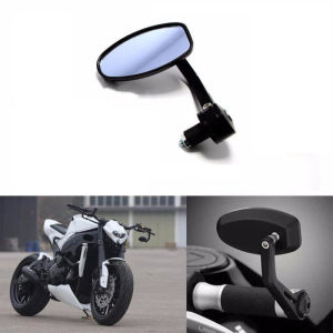 [HCM]Gương gù oval lắp mô tô xe số tay ga GD110 YB125 Husky125