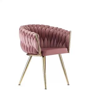 2026 Simple Cafe Metal Modern Dining Chair Suitable for Restaurant Kitchen Dressing Table Living Room