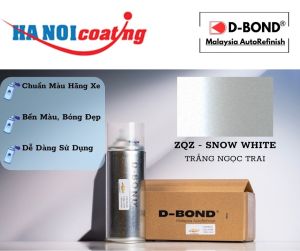 Sơn Xịt Xóa Vết Xước Ô TÔ SUZUKI ERTIGA Màu TRẮNG NGỌC TRAI Code ZQZ - SNOW WHITE Chính Hãng D-BOND Chất Lượng Cao