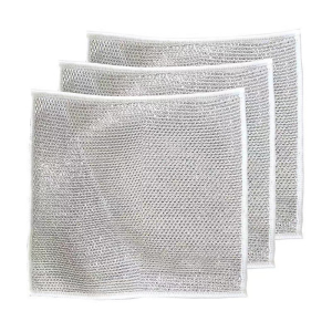 Fine and Fine Steel Wire Dishcloth not Easily Deformed Steel Wire Dishcloth with Fine and Powerful Steel Wire