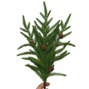 TUO29 Vòng hoa Tự làm Cành thông norfolk nhân tạo Nón thông giả Thủ công Kim thông mô phỏng Đạo cụ chụp ảnh Thực tế Cây nhựa nhân tạo Trang trí nhà cửa giáng sinh