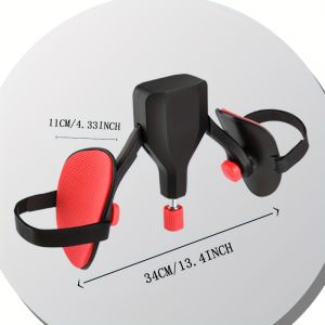 【Original 】Adjustable Resistance 9.98-49.9 KG Kegel Exercise Machine for Men - Pelvic Floor Muscle Strengthener Butt Trainer Tightening System for Inner Thighs PP Material Black Gymnastics