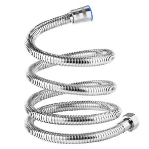 304 Stainless Steel Explosion-Proof Encrypted Shower Hose Lotus Head Water Pipe Shower Pipe Metal Hose 1.5M/2M