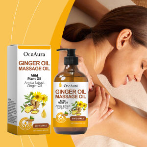 new Body Relaxing Essential Oil Ginger Massage Oil Improve Rough Dry Skin Relieve Muscle Fatigue Body Nourishing Soft Care Free Shipping