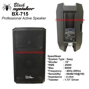SPEAKER ACTIVE BLACKSPIDER BX-715 PROFESSIONAL AKTIVE SPEAKER