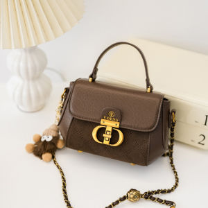 BJ43795 - COFFEE/BLACK TAS SLEMPANG HANDBAG TAS WANITA FASHION IMPORT MODIS ELEGAN TERMURAH TERLARIS TERBARU BAGSTORE JAKARTA TAS BATAM BQ3795