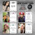 (ISI 50 PCS) Photocard NEW JEANS OMG ALBUM & W*V*RSE- PC Premium 1 Sisi Kartu Kpop Merch Unofficial. 