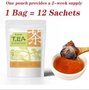 Expce Nine-Ingredient Kyuumi Herbal Tea 12 Tea Bags 100% Natural Gentle Daily Herbal Drink Hot Cold Brew