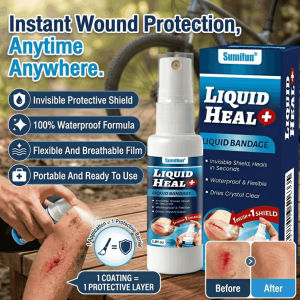 Waterproof Liquid Bandage Spray Wound Protection Hemostatic Breathable Aid Liquid Spray Wound Sticker Protective Film Liquid Band