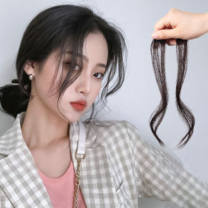 BAIXL bangs wig for women Natural Invisible French Air Bangs Synthetic Blend Hair Side Fringe Hairpiece Fake Hair Bangs Clip In Hair Extensions