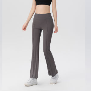 YueJi 2024 Yoga Pants for Women High Waist Hips Lifted Tennis Little Flared Pants