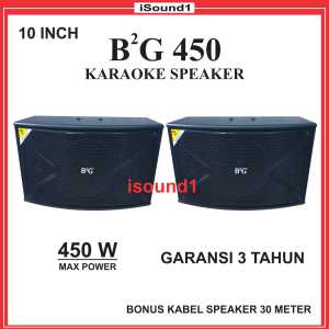 SPEAKER PASIP KARAOKE 10 INCH B2G BG 450 ORIGINAL GARANSI 3 TAHUN