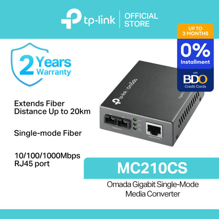 Click Mode Rj45 TP-Link Official | MC210CS | Gigabit Single-Mode RJ45 Port Half-Duplex ...