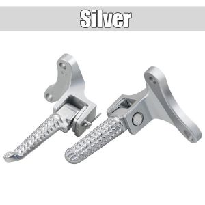 LC135 Y15ZR REAR FOOTREST EXHAUST CNC BRACKET FOOTSTEP SET ALLOY UNIVERSAL FOOT REST BRACKET YAMAHA Y15 Y16