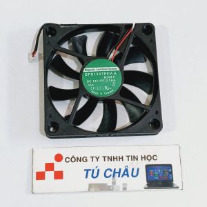 Quạt 7Cm  Dày 1Cm / Điện áp DC 12V Loại 2 dây 3 Pin (NEW)