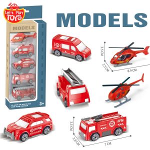 Ramp Racer Ejection Truck Vehicle Parking Lot Car playset Gift for Boys kids toddlers 儿童玩具滑翔轨道车弹射车警察车轨道停车场汽车模型