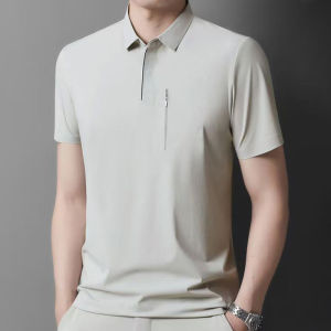 9Sbird Polo Shirt For Men | Zip Neck & Button Detail | 3D 135° Shoulder Tailoring | Comfortable Collar/Cuff | Breathable for Tropical Summers