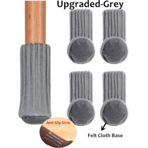 4 PCS Chair Table Leg Cover Socks Protection Non-slip Floor Protectors For Furniture Legs
