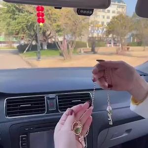 【Ship in 24H】car pendants 永生花车载香薰汽车挂件车内挂饰招财猫平安车内装饰用品大全lyxdabangcui99911.21现货