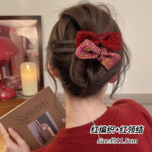 Hair Accessories Multi-color and Texture Hairpin Cute Decorative Tweed Soft and Comfortable Fashion