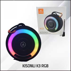 SPEAKER KISONLI RGB BLUETOOTH SUPER BIG SUPER BASS K3